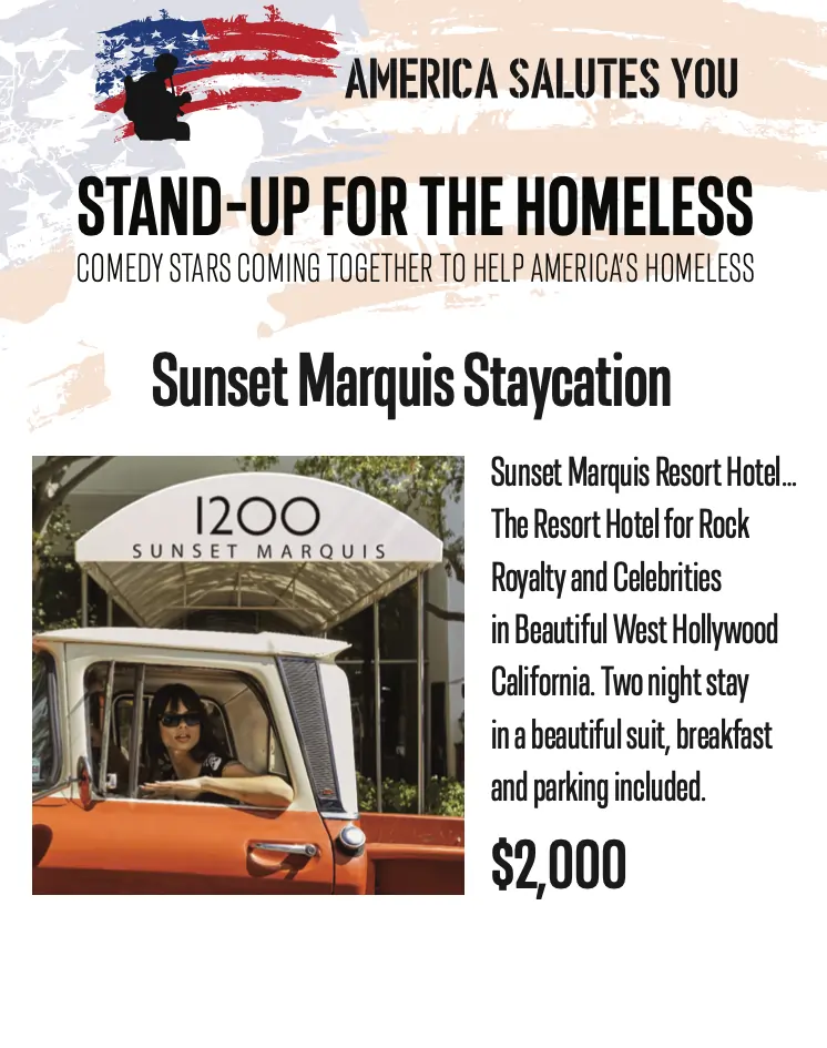 America Salutes You, Stand-Up for the Homeless